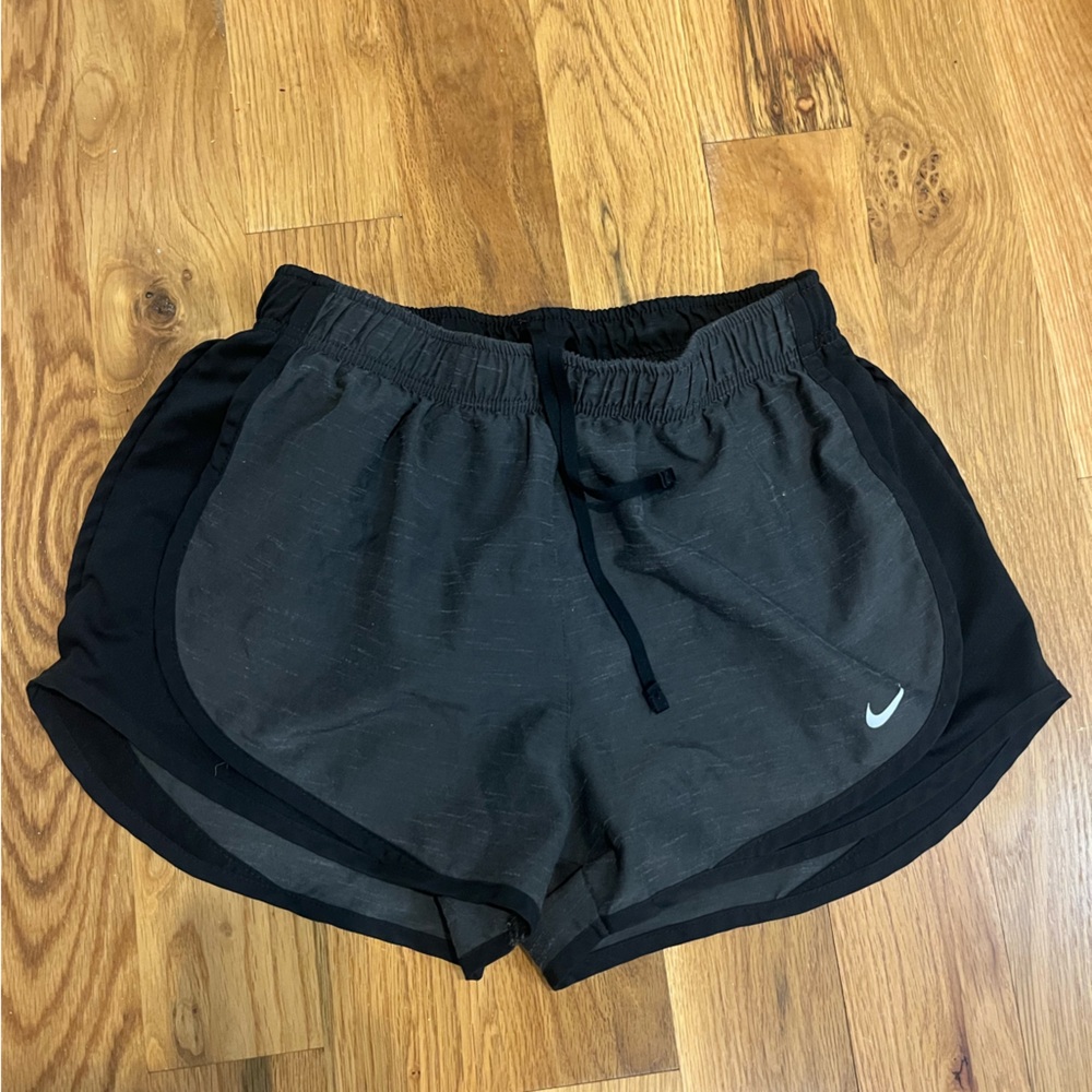 Nike black and gray tempo shorts